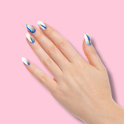 Stickers Gel UV Omia Nails™ Blue Marble