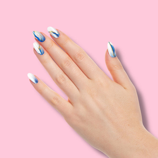 Stickers Gel UV Omia Nails™ Blue Marble