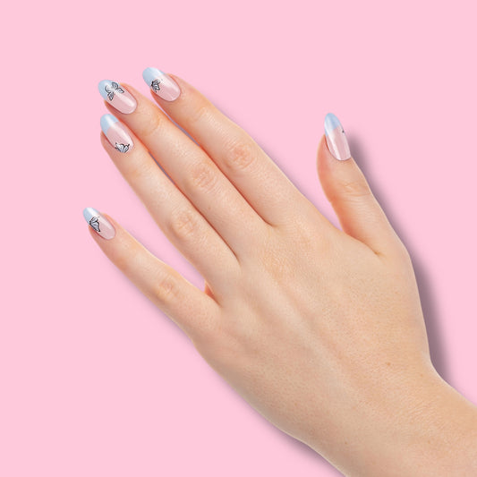 Stickers Gel UV Omia Nails™ La French Butterfly