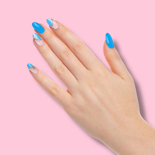 Stickers Gel UV Omia Nails™ La French Bleue